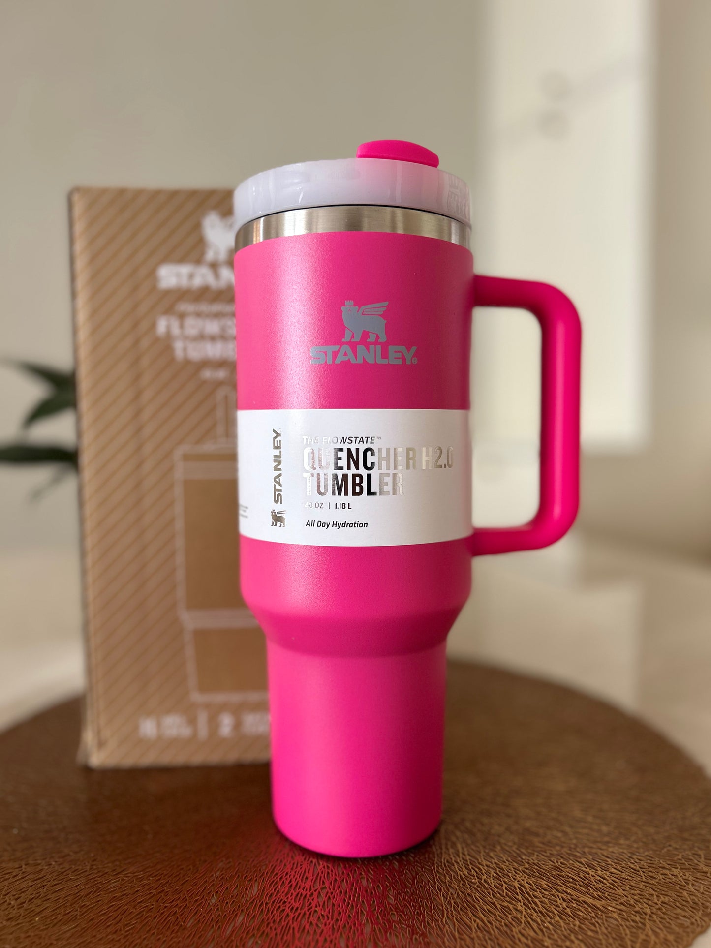 Stanley Quencher H2.0 1200 ML Insulated Tumbler with Flow state Lid & Straw – Double Wall Stainless Steel