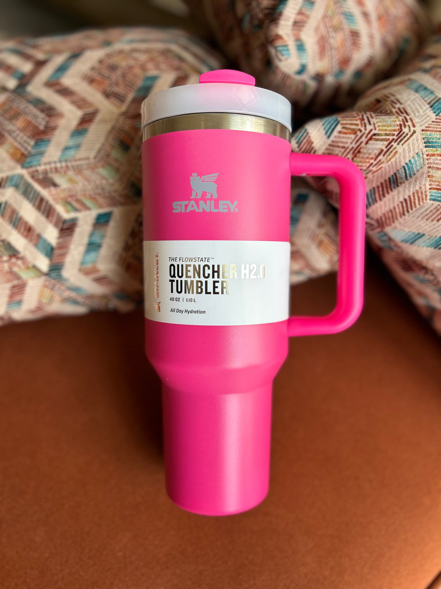 Stanley Quencher H2.0 1200 ML Insulated Tumbler with Flow state Lid & Straw – Double Wall Stainless Steel